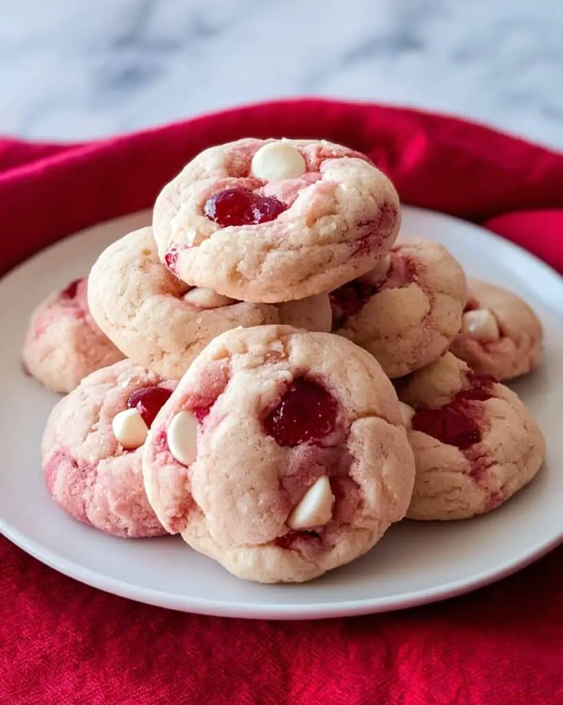 Cherry White Chocolate Chip Cookies Recipe