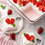 Creamy No-Bake Strawberry Angel Food Cake (Only 4 Ingredients) Recipe