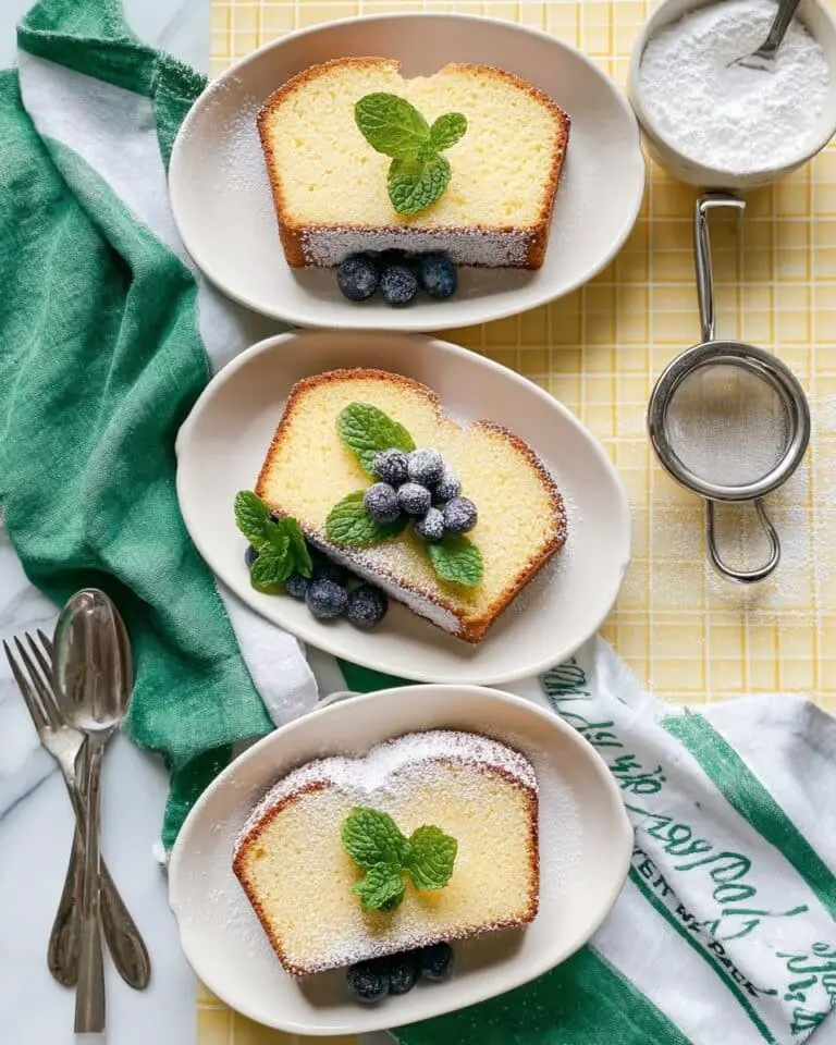 Old Fashioned Sour Cream Pound Cake Recipe
