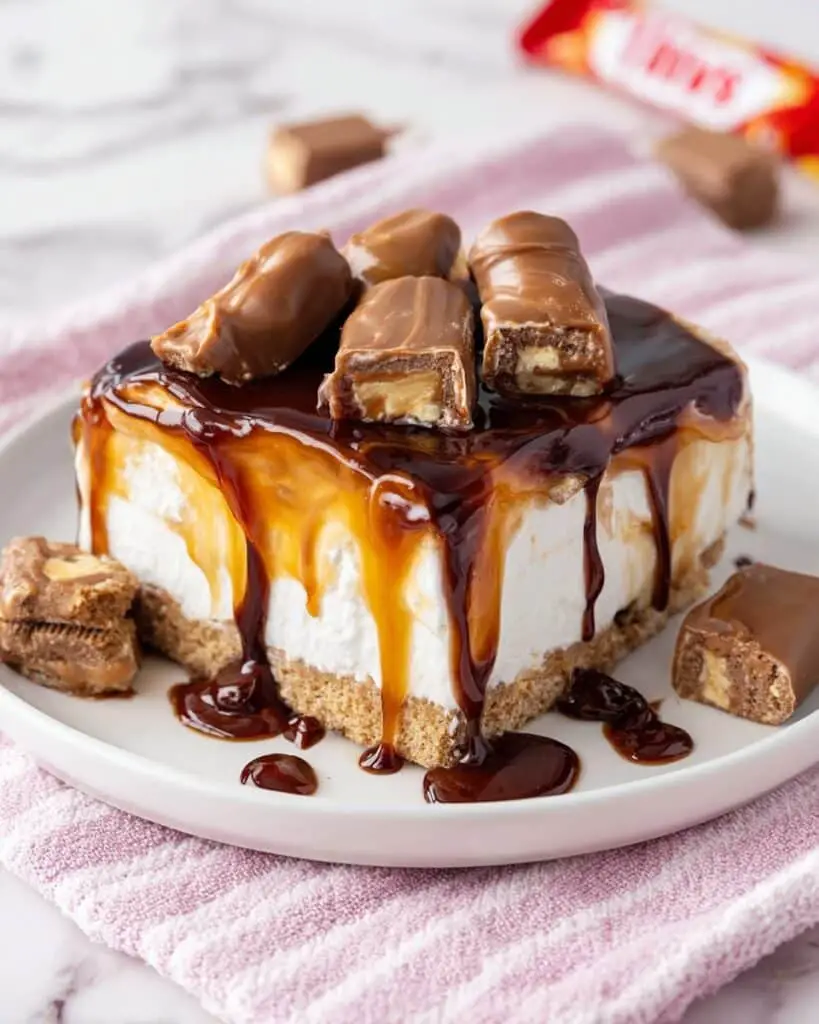 Twix Ice Cream Cake (Easy Recipe) Recipe