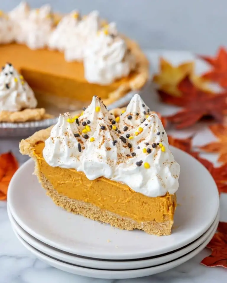 Creamy No-Bake Pumpkin Pie Recipe