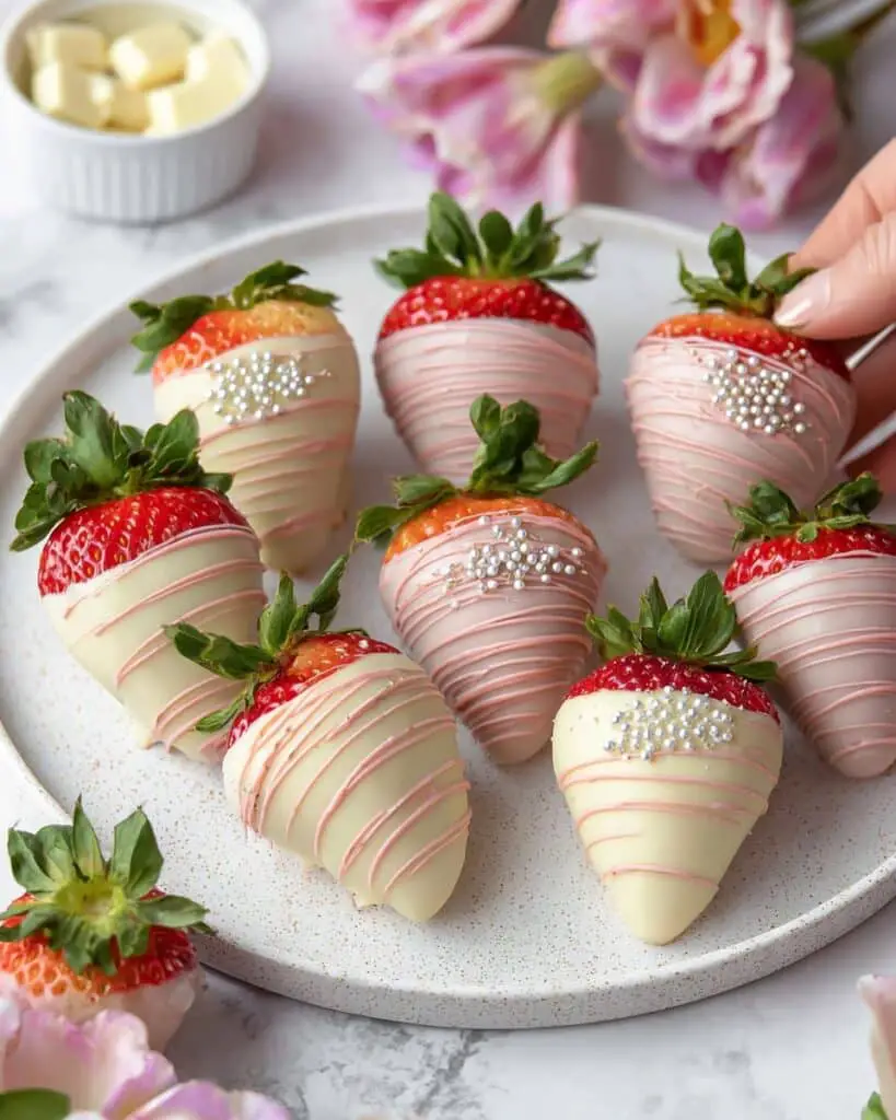 White Chocolate Covered Strawberries Recipe