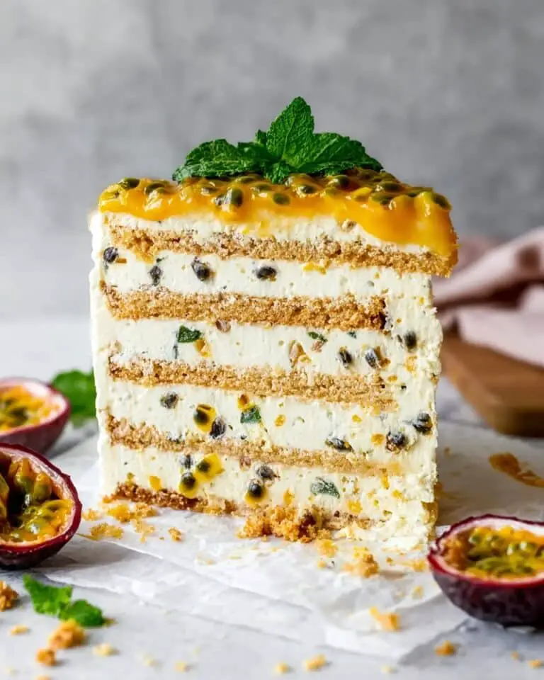 Passionfruit Ice Box Cake Recipe