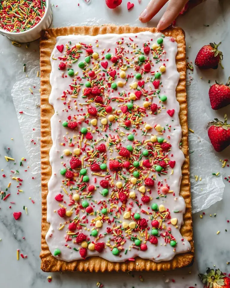 Giant Frosted Strawberry Pop Tart Recipe