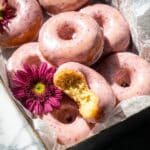 Baked Strawberry Glazed Doughnuts Recipe