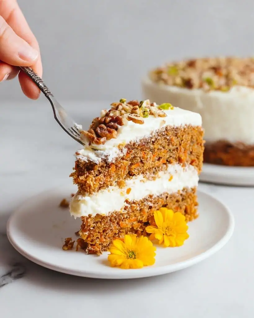 Keto Carrot Cake with Cream Cheese Frosting Recipe