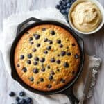 Blueberry Cornbread with Cinnamon Honey Butter Recipe