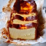 Loaf Pan Basque Cheesecake Recipe