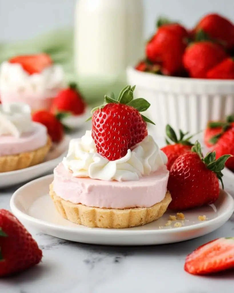 Strawberry Mousse Tartlets Recipe