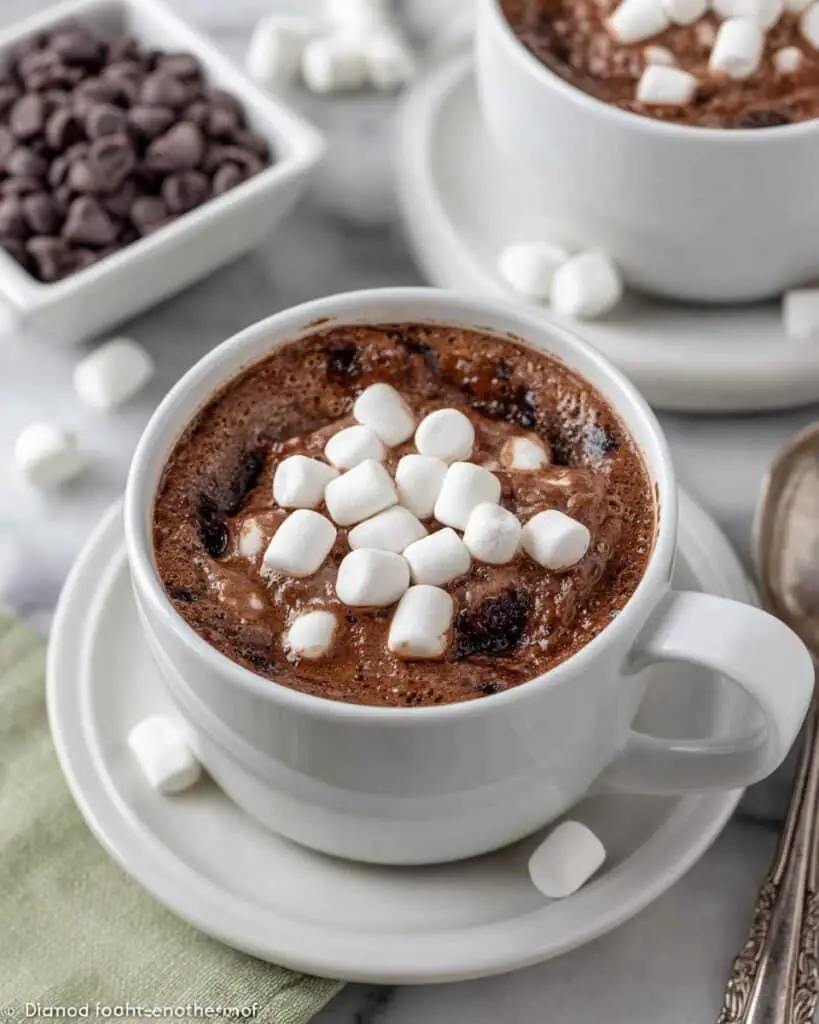 Hot Chocolate Mug Cake Recipe
