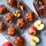 Apple Fritter Donuts with Maple Glaze Recipe