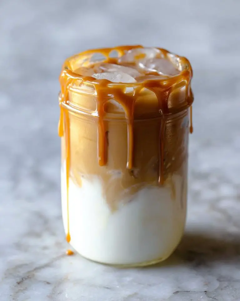 Cookie Butter Iced Coffee with Vanilla Oatmilk Cold Foam Recipe