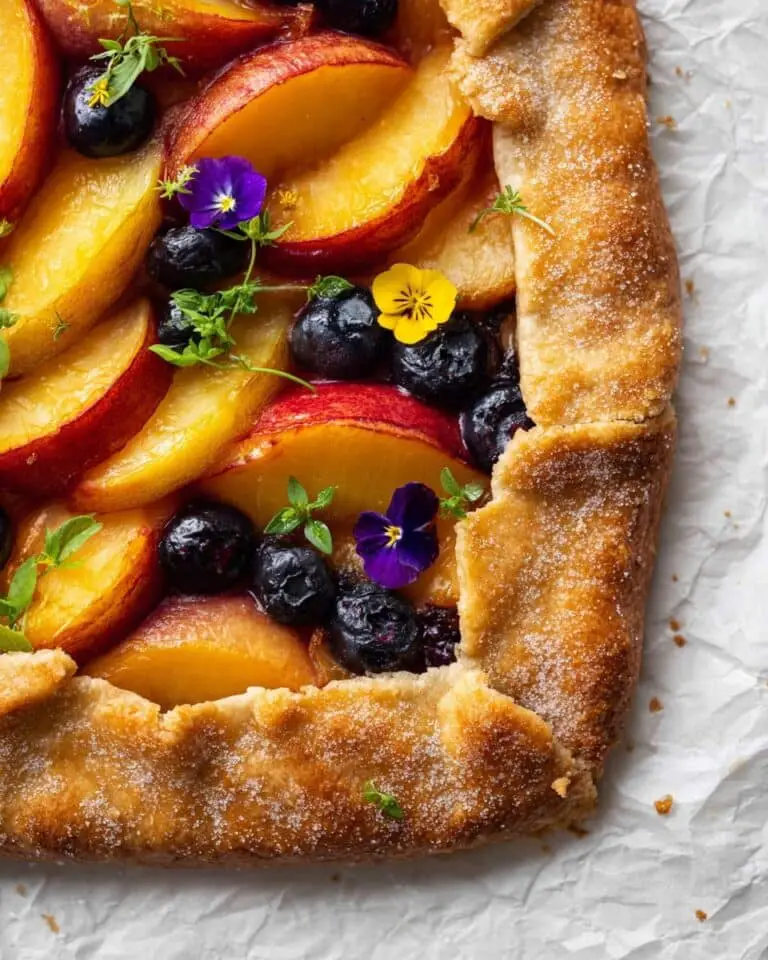 Easy Peach Galette Recipe