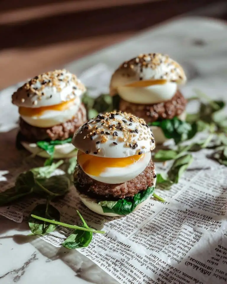 Mini Egg Burgers Recipe
