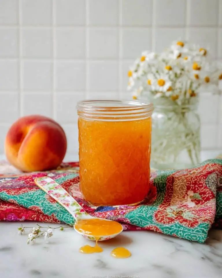 Homemade No Pectin Peach Jam Recipe