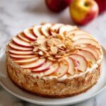 Apple Cake Topped with Almonds Recipe