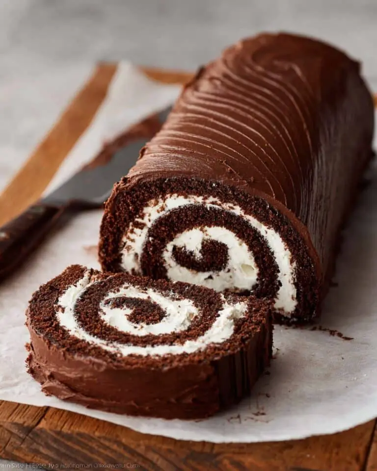 Chocolate Swiss Roll Cake Recipe