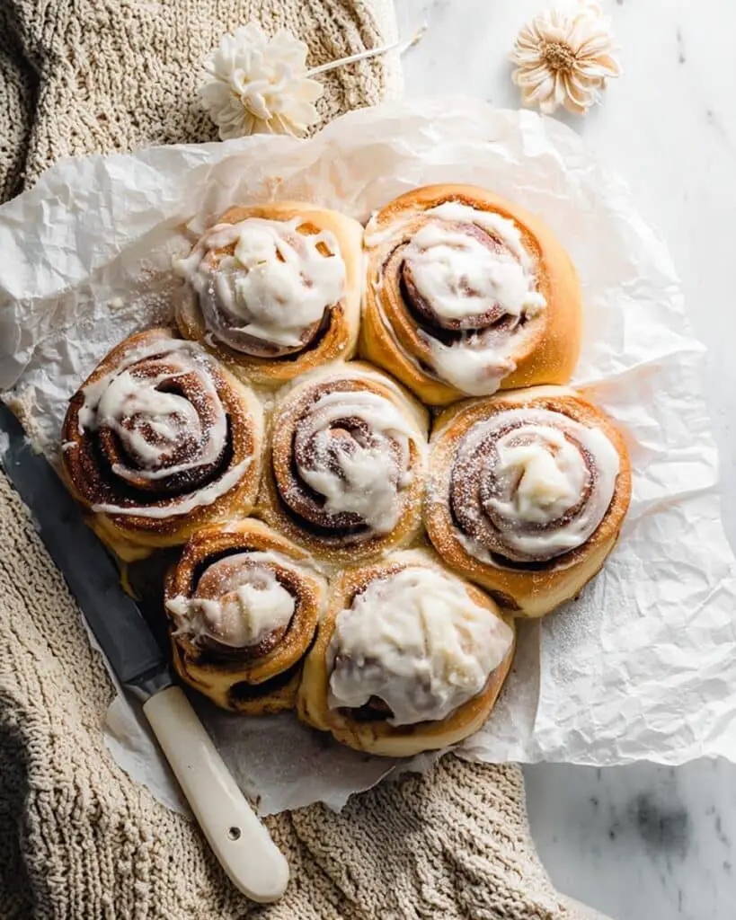 Soft & Gooey Sourdough Cinnamon Rolls Recipe