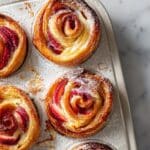 Strawberry Cruffins with Cinnamon Sugar and Custard Recipe