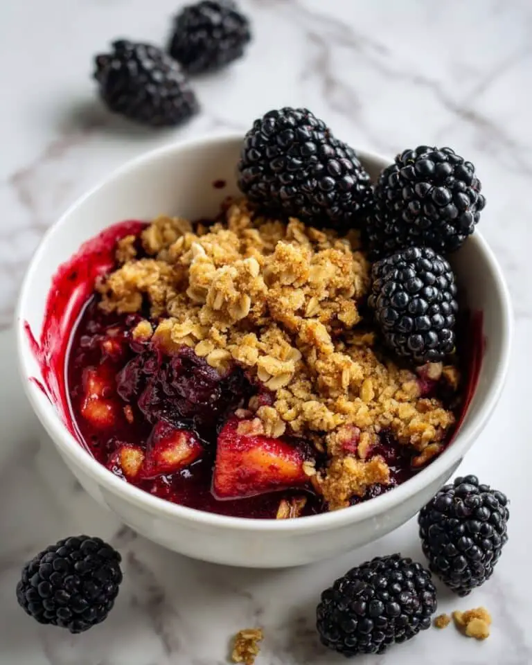 Apple Blackberry Crumble Recipe
