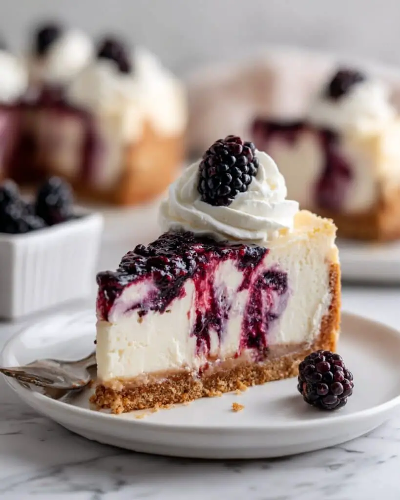 Blackberry Swirl Cheesecake Recipe