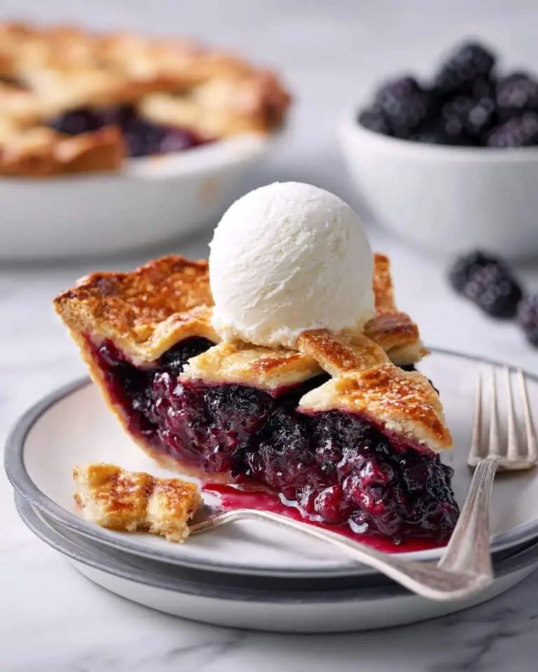 Classic Blackberry Pie with Lattice Crust Recipe