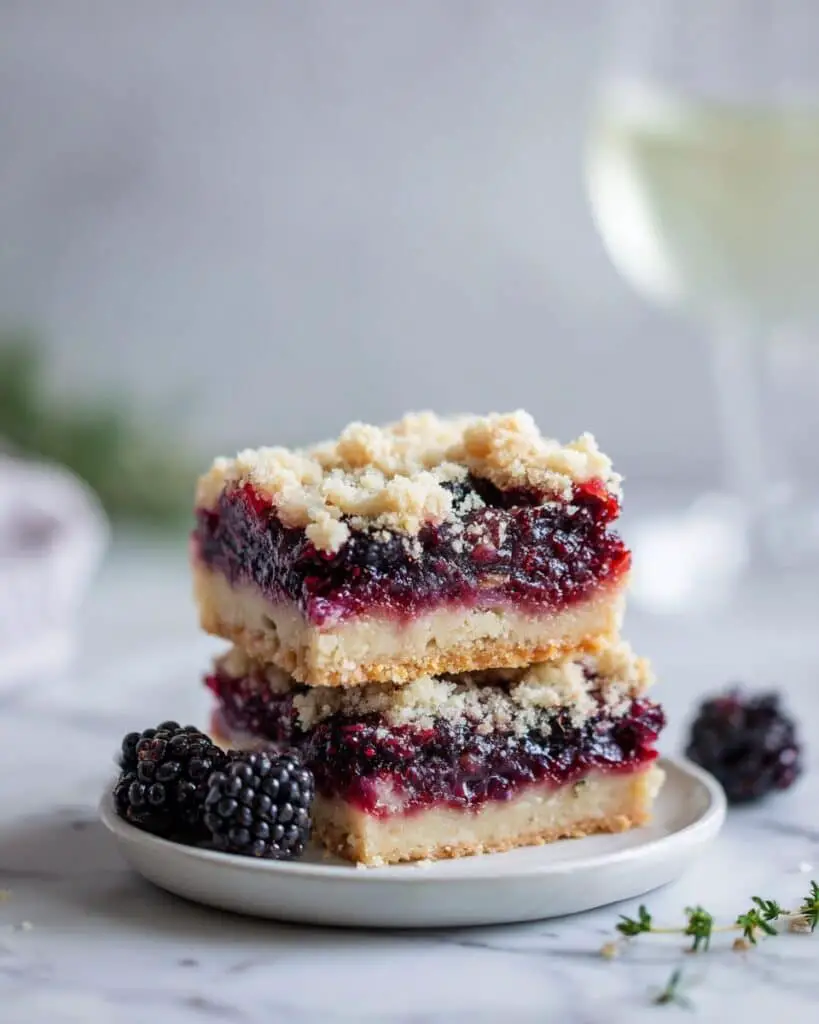 Blackberry Pie Bars Recipe