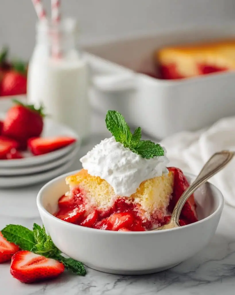 Easy Strawberry Dump Cake Recipe