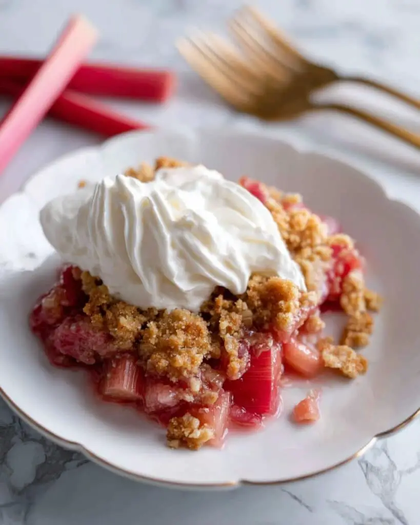 Rhubarb Dump Cake Recipe