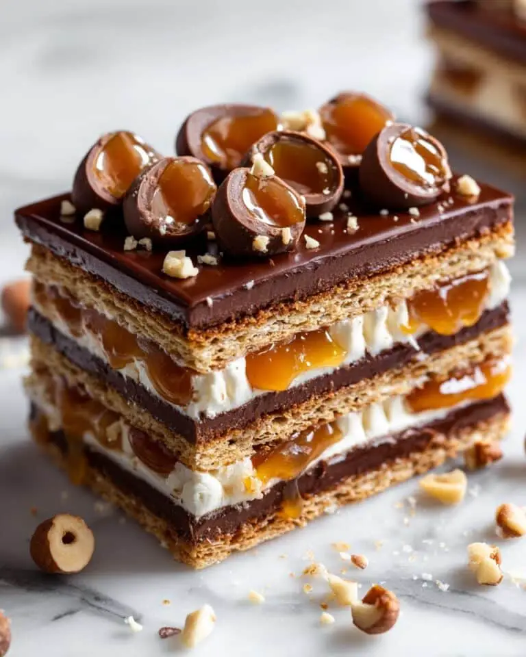 Easter Chocolate Caramel Egg Mille Feuille Recipe