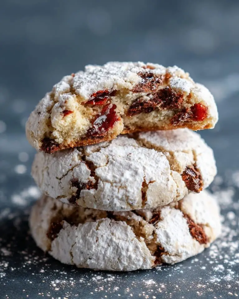 Chocolate Cranberry Amaretti Cookies Recipe
