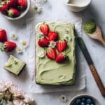 Easy Matcha Sheet Cake Recipe