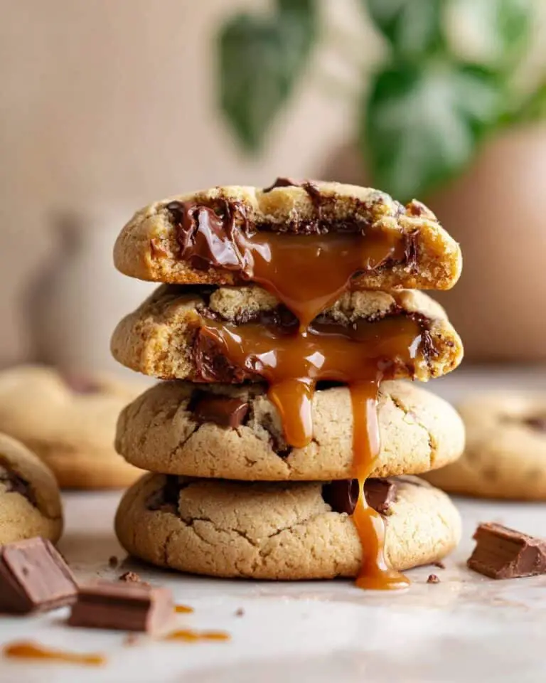 Miso Caramel Stuffed Cookies Recipe