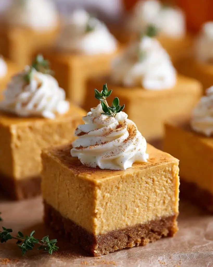 No-Bake Pumpkin Cheesecake Bars Recipe