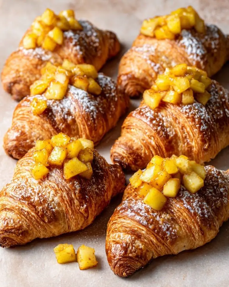 Apple Pie Almond Croissants Recipe