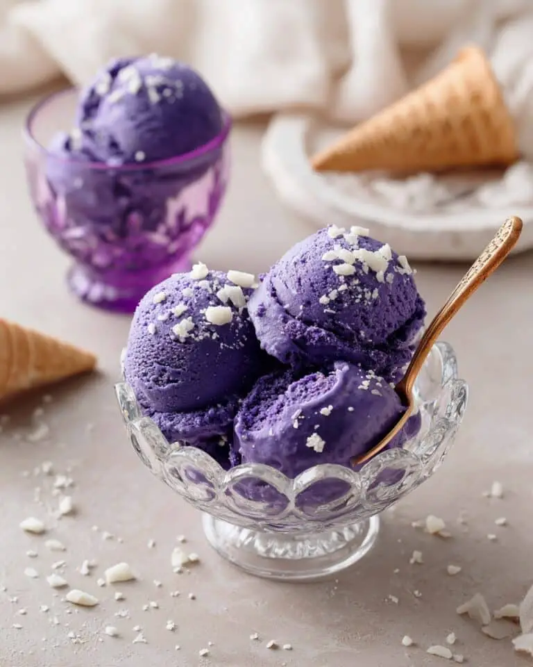 Homemade No-Churn Ube Ice Cream Recipe