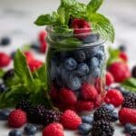Fresh Berry and Mint Spa Water Recipe