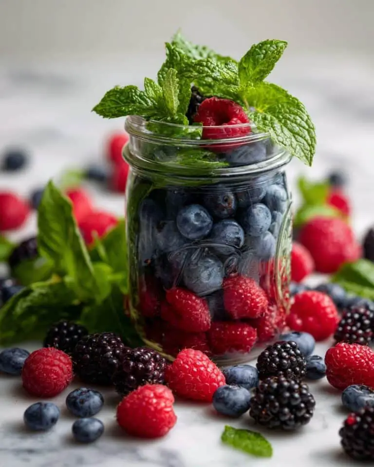 Fresh Berry and Mint Spa Water Recipe
