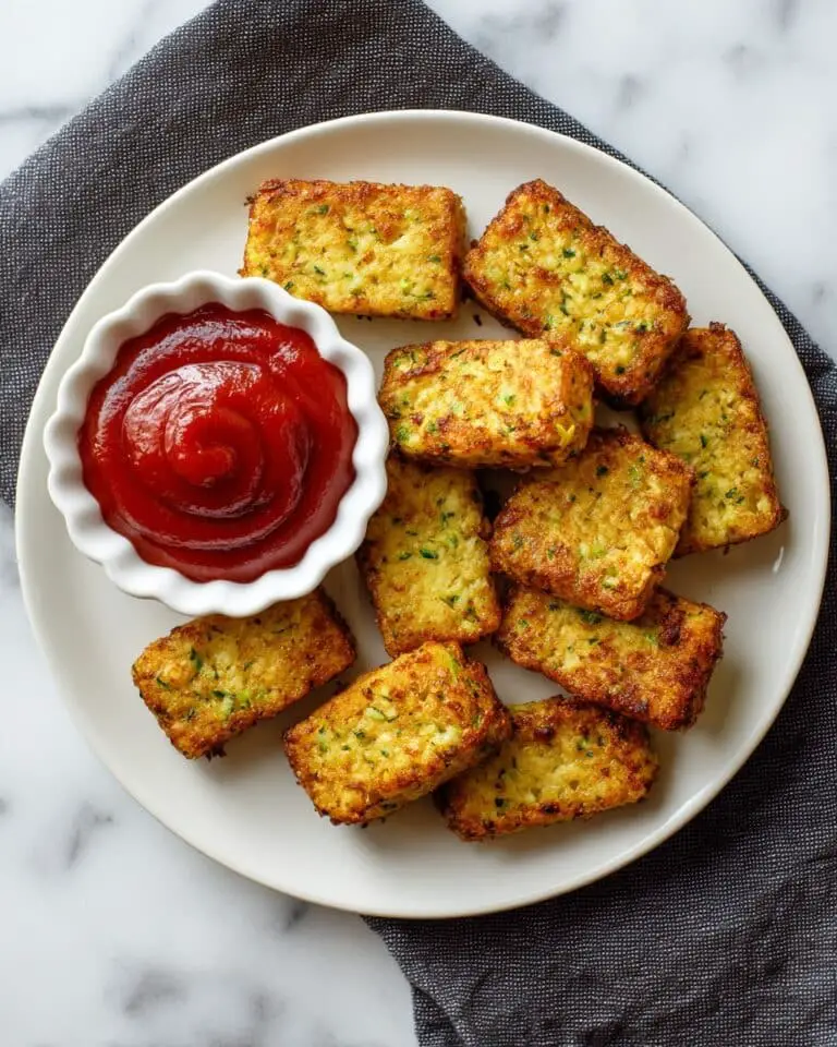 Baked Zucchini Tots Recipe