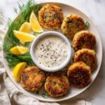 Creamy Lemon Dill Salmon Patties Recipe