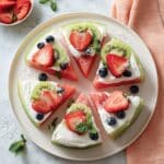 Watermelon Fruit Pizza Recipe