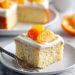 Orange Pineapple Cake with Whipped Cream Topping Recipe