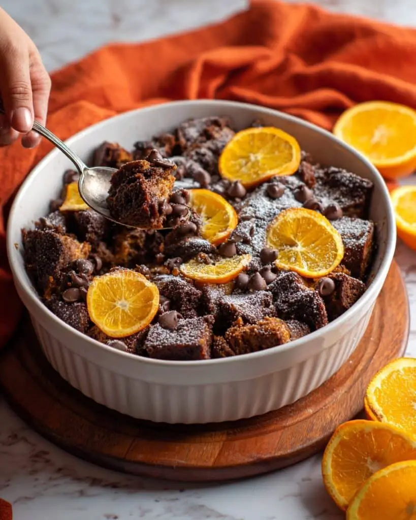 Chocolate Orange Bread & Butter Pudding Recipe
