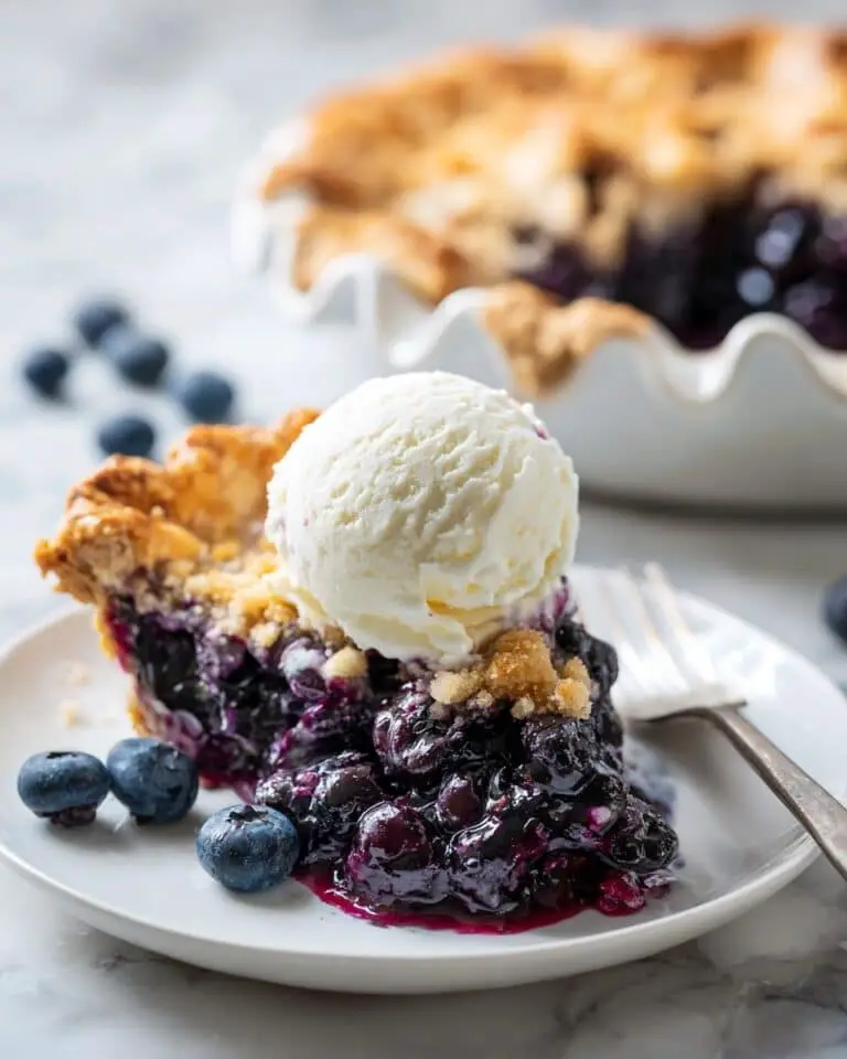Blueberry Crumble Pie Recipe