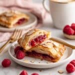 Quick Raspberry and Almond Croissants Recipe