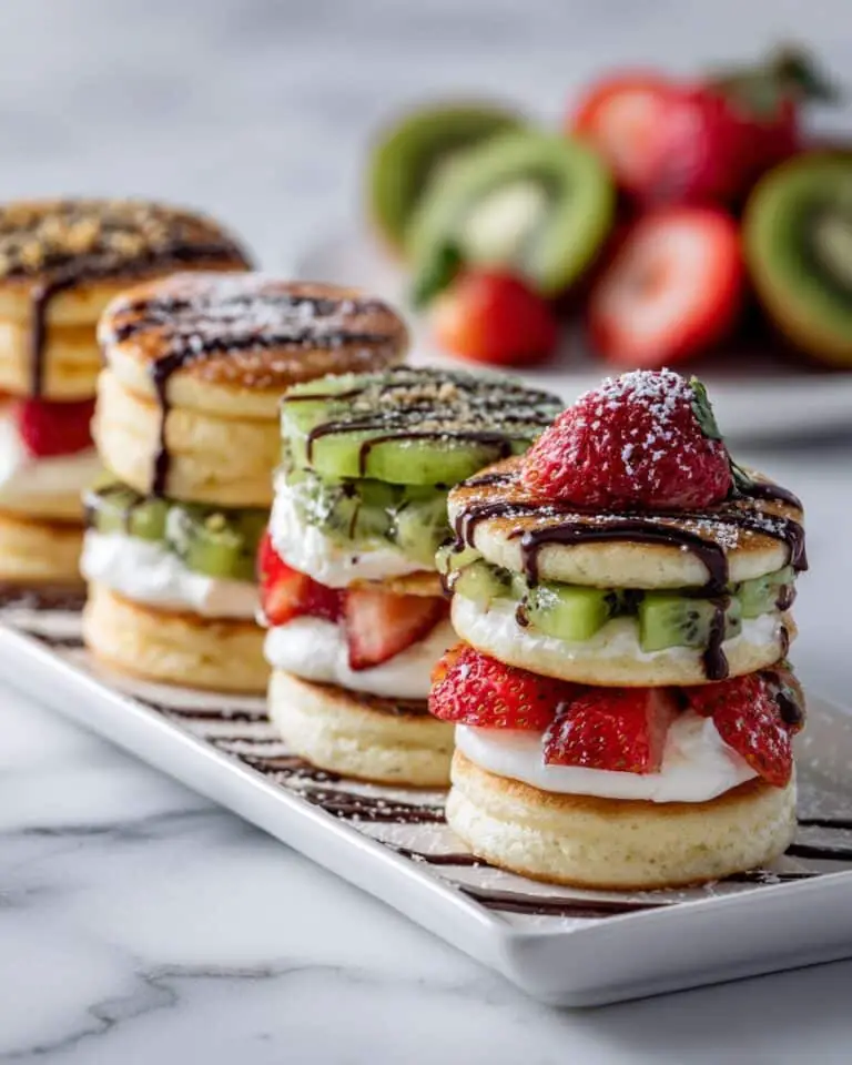 Fruity S’mores Marshmallow Blinis Recipe