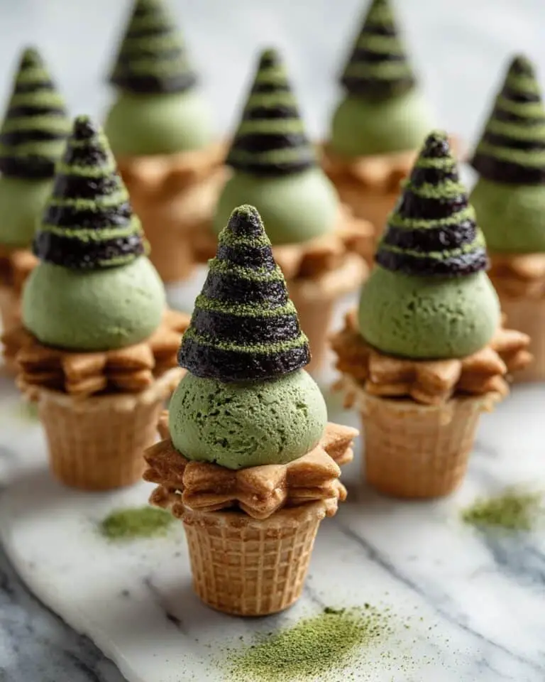Beehive Cookies with Matcha Cream Recipe