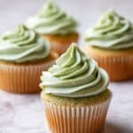 Matcha Cupcakes with Matcha Green Tea Frosting Recipe