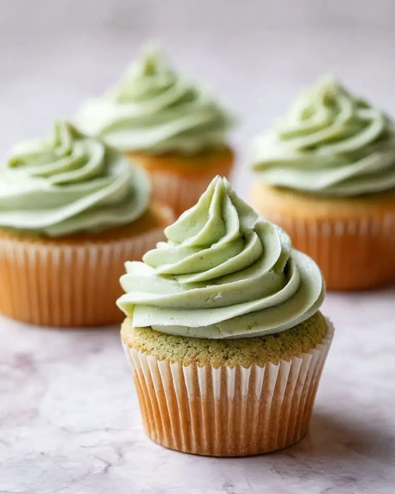 Matcha Cupcakes with Matcha Green Tea Frosting Recipe