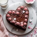 Chocolate Heart Cake with Rich Cocoa Frosting Recipe